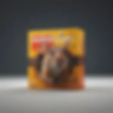 Sleek Packaging Design One Bite Rodent Killer packaging