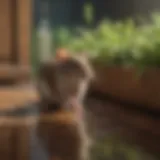 Rodent repelling essential oils