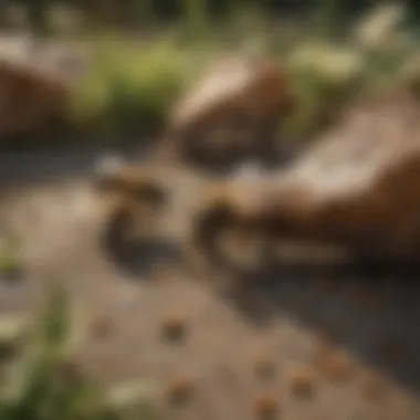 Safe Coexistence with Bees Illustration