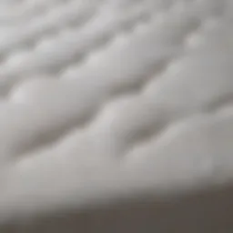 Close-up view of the Saferest Mattress Protector showcasing its texture