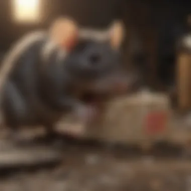 Safety precautions for handling rat poison blocks
