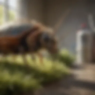 Eco-friendly pest control solutions in action.