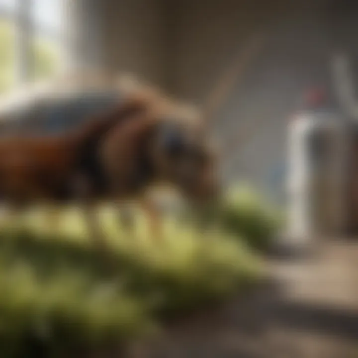 Eco-friendly pest control solutions in action.