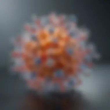Unveiling the Molecular Secrets of AB Gel Scientific illustration of AB gel molecular structure