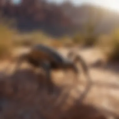 Scorpion in Arizona Desert Close-up of a scorpion in its natural habitat