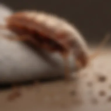 Selective Feeding Behavior of Bed Bugs Visual representation of bed bugs selecting individuals to bite