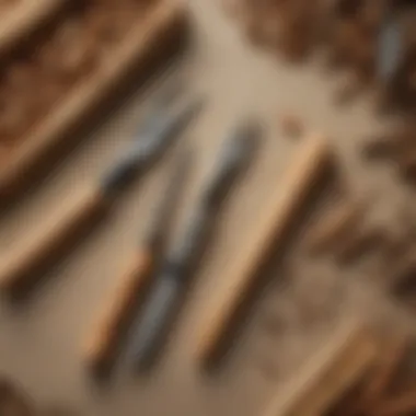 Essential tools for DIY termite treatment laid out on a table