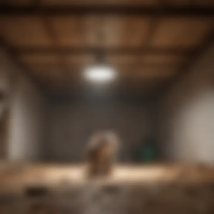 Illustration of setting rat traps in the ceiling