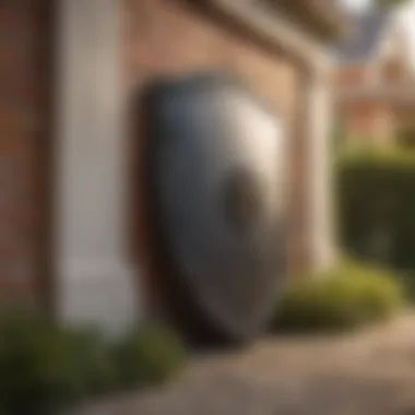 Pest Shield Barrier A shield with a barrier preventing pests from entering a house