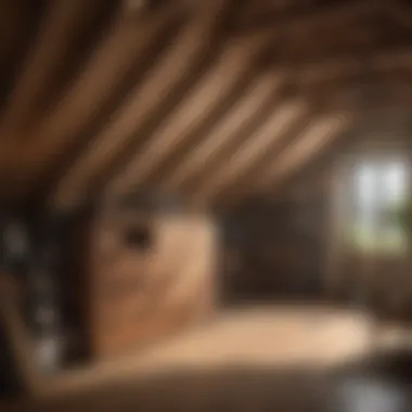 Space-Optimized Attic Storage Solution Sleek attic storage solution maximizing space