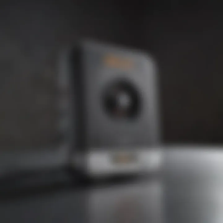 Close-up of electronic pest control device in a sleek design