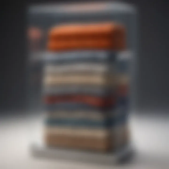 Sleek vacuum-sealed sweater storage solution