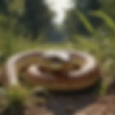 Understanding Snake Behavior in Natural Habitats Snake on Grassy Field