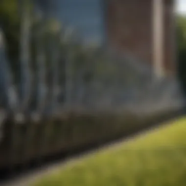 Spiked Strips to Prevent Pigeon Landing