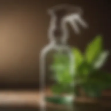 Harnessing the Power of Peppermint Oil Spray bottle with peppermint oil solution
