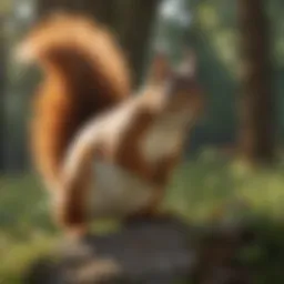 Natural squirrel deterrent