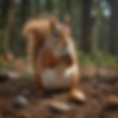 Diverse Applications of Squirrel Mace Illustration depicting the diverse applications of squirrel mace