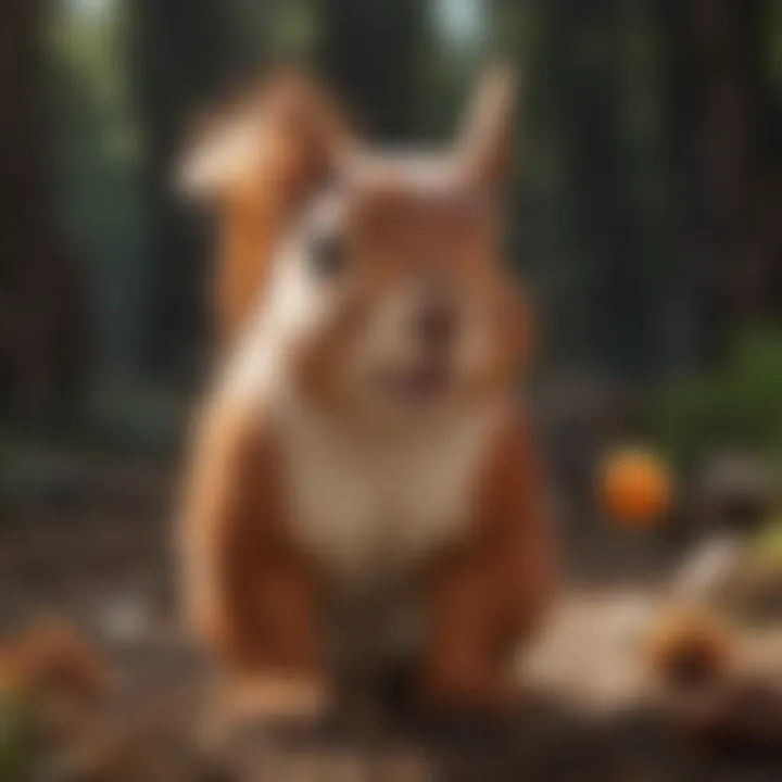 Squirrel Mace Effectiveness Chart with Squirrel Icon