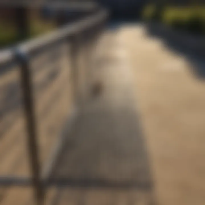 Effective Decking Barriers Steel mesh barrier for decking