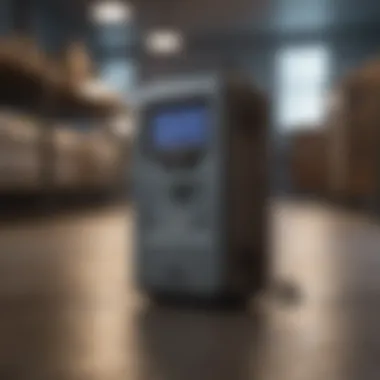 Strategic Pest Control Solution Electronic pest control device strategically placed in a commercial space