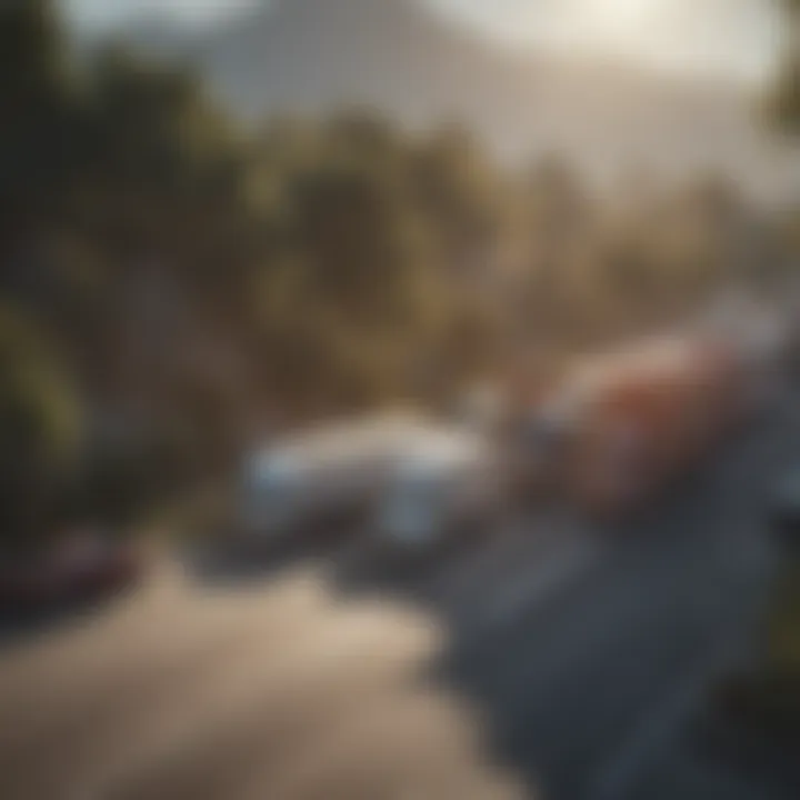 Strategically Organized Moving Trucks