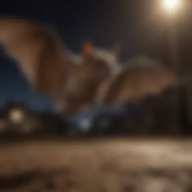 Illustration of physical deterrents for bats