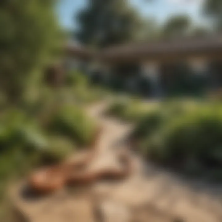 Creating a Snake-Free Yard A well-maintained yard showcasing snake-free environmental practices