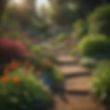 Healthy garden with vibrant plants, free from gopher damage