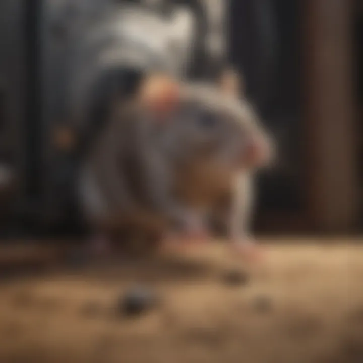 Potential entry points for rodents