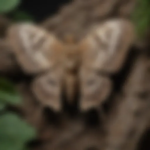 Life cycle stages of gypsy moth