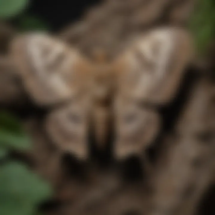 Life cycle stages of gypsy moth