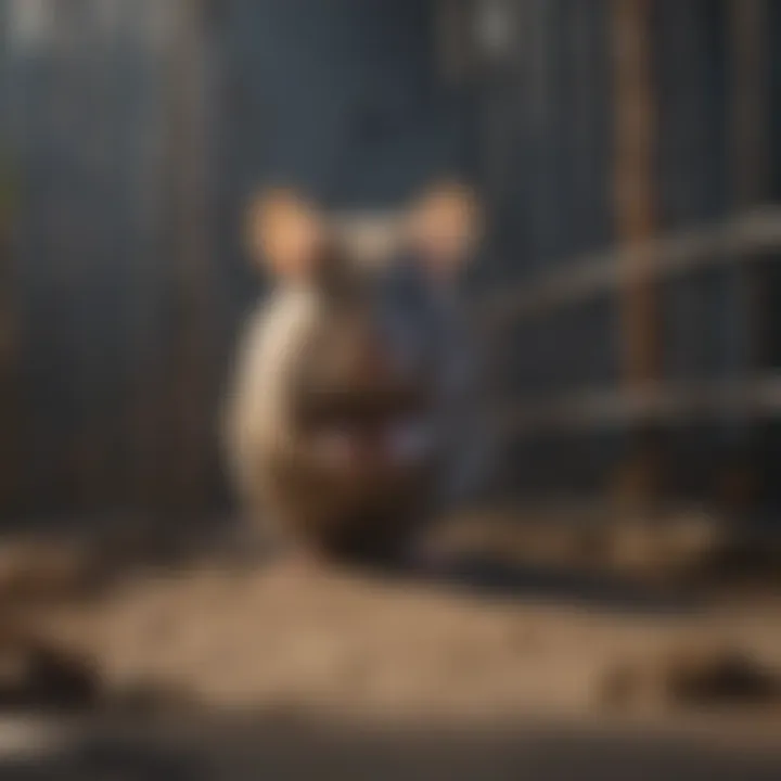 Visual representation of physical barriers against rats