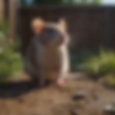 Humane Deterrent Strategies Natural deterrents used in backyard settings