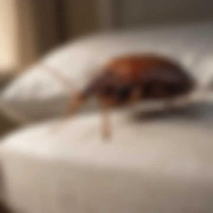 A public awareness campaign poster on bed bug issues