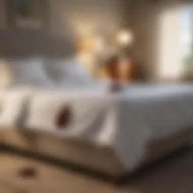 A well-organized bedroom with preventative measures in place