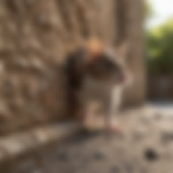 Diagram of effective physical barriers against mice