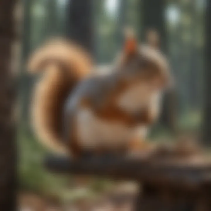 Mastering Squirrel Trapping Illustration showing successful squirrel capture in a pole trap