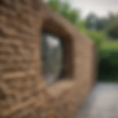 An eco-friendly and sustainable material used in the construction of a mosquito fence
