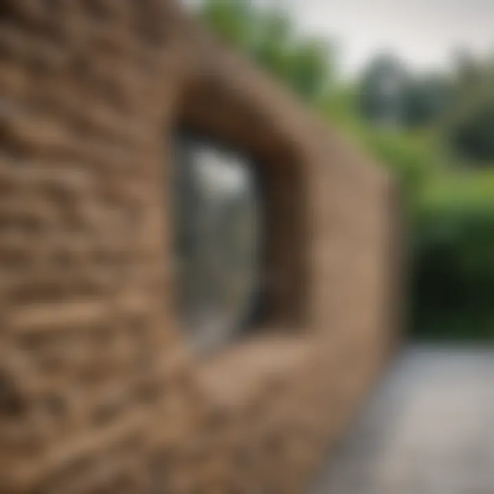An eco-friendly and sustainable material used in the construction of a mosquito fence