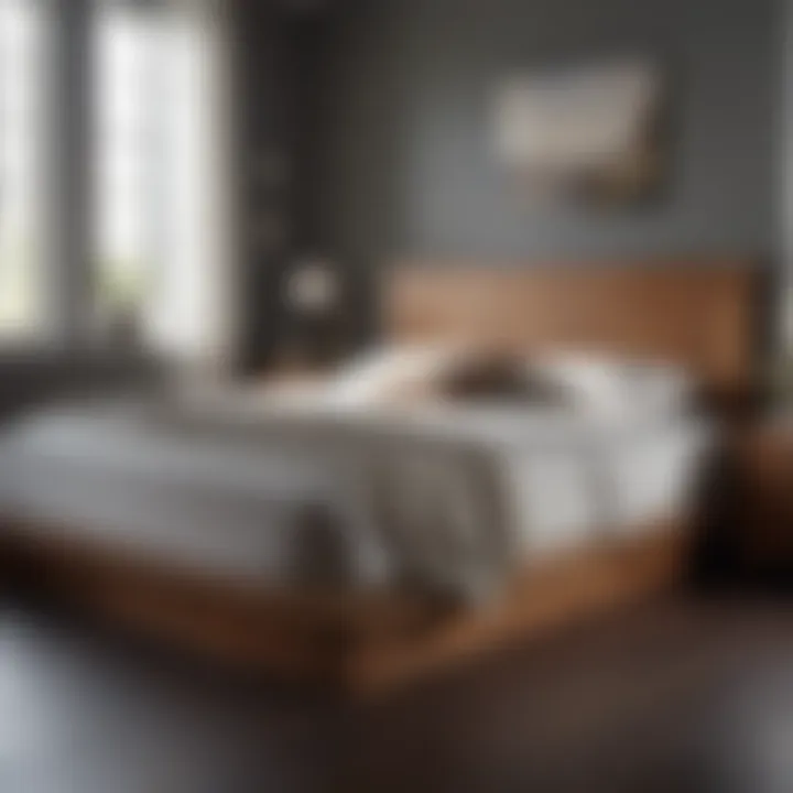 Sustainable Solid Wood Platform Bed