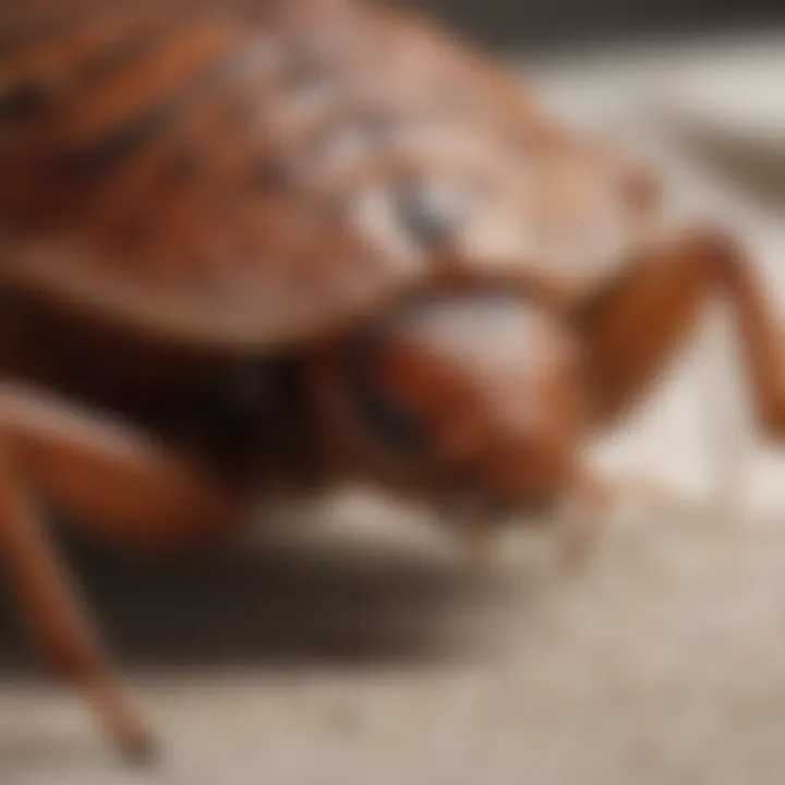 Illustration of a person scratching intensely at bed bug bite areas