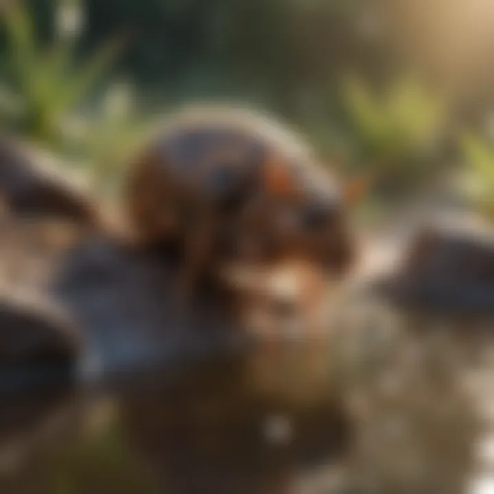 A variety of pests that rock bait stations aim to control.