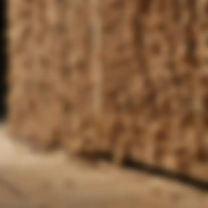 Termites being eradicated by Termidor Termite Foam in a wooden structure