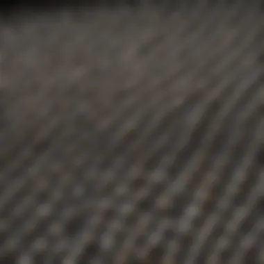 Close-up of Termimesh material highlighting its unique features