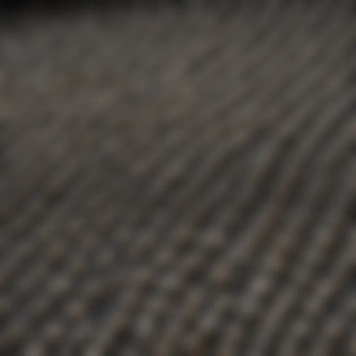 Close-up of Termimesh material highlighting its unique features