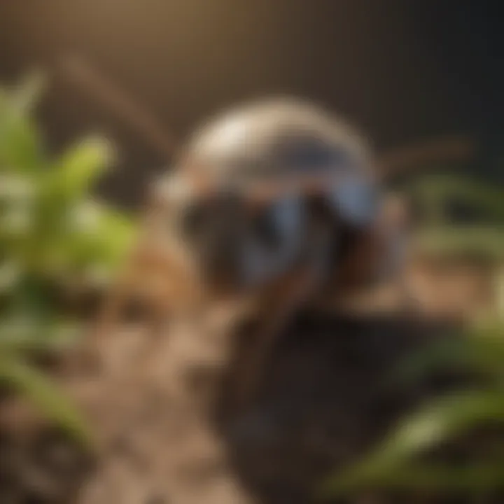 Illustration of a meticulously planned pest control strategy