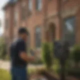 Property Assessment by Terminix Terminix technician assessing a property in Iowa City for pest issues