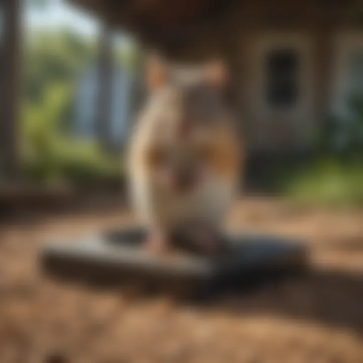 Rodent bait station set up by Terminix in Florida