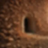 Majestic termite colony architecture