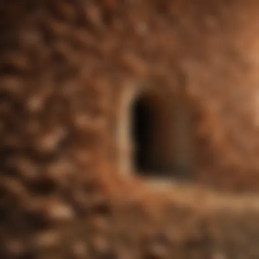 Majestic termite colony architecture
